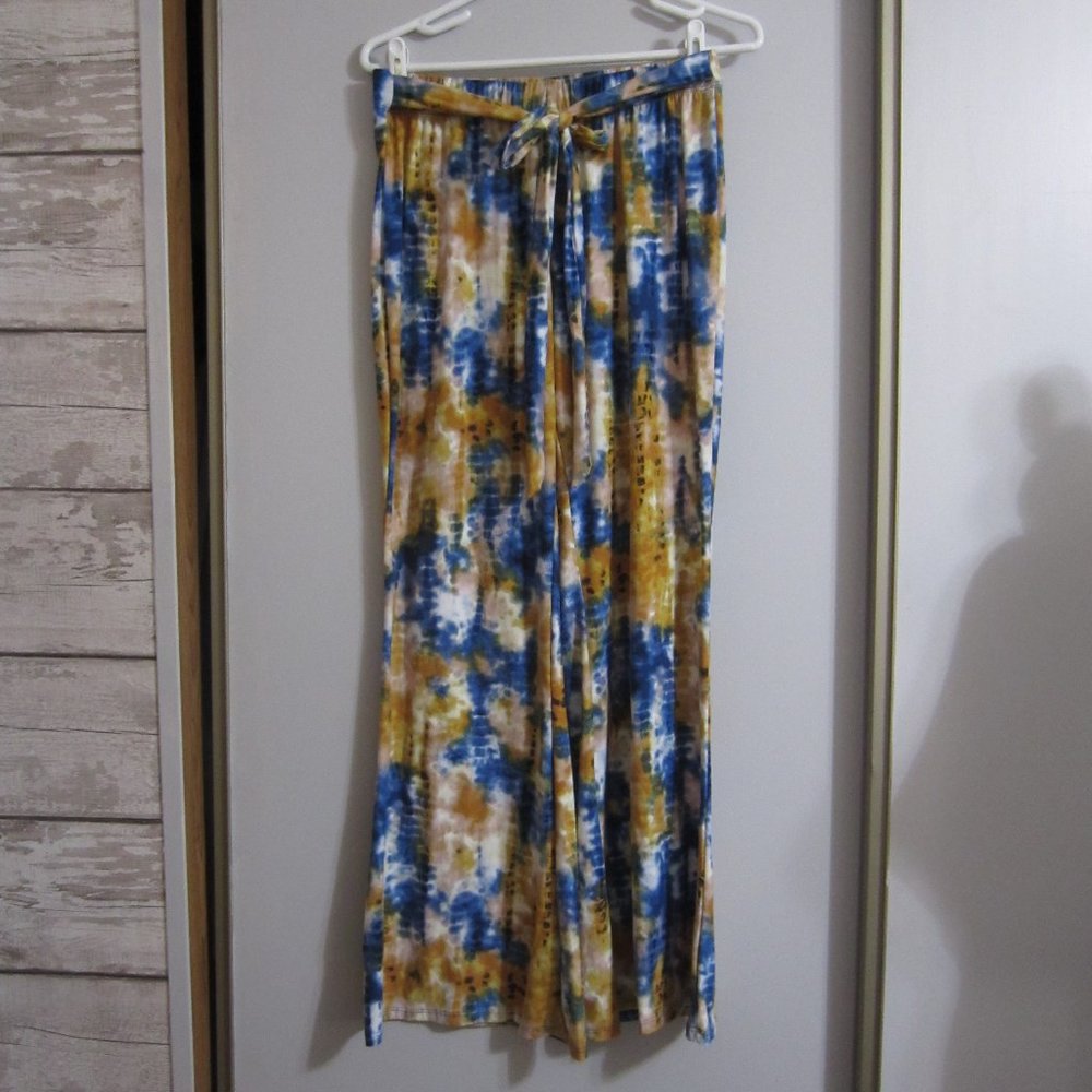 LA Gypsy Tie Dye Boho Festival Stretch XL Pants